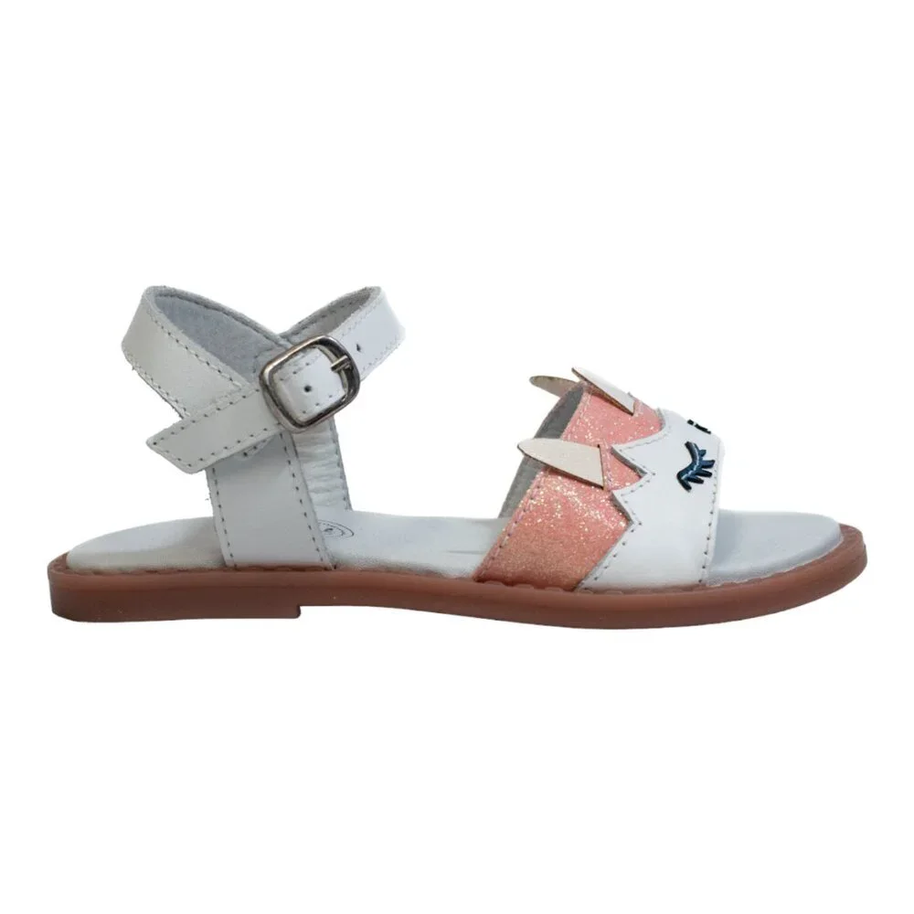 Two Pretty Handcrafted Leather Unicorn Sandals